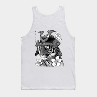 Samurai warrior tiger Tank Top